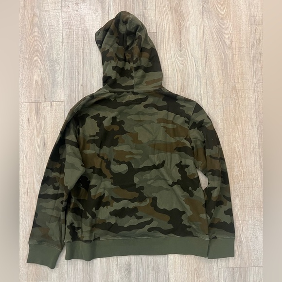 J.Crew Fleece Camo Hoodie - Picture 3 of 5